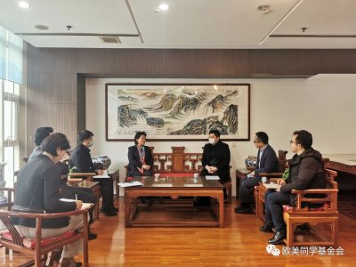 莫文秀理事长会见天津市北辰区委常委、组织部长刘向锋一行